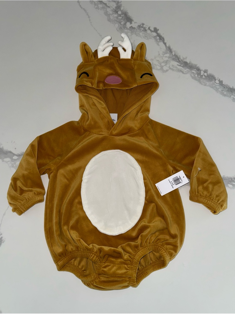 Little Reindeer One Piece Baby Romper 6-12M NEW